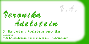 veronika adelstein business card